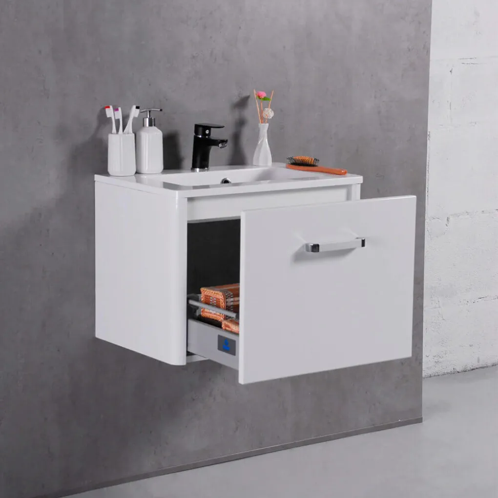 Шафа нижня Fancy Marble Fiji 600 з умивальником Annabell 600- Фото 3